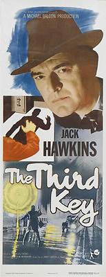 THE THIRD KEY Movie POSTER 14x36 Insert Jack Hawkins John Stratton Dorothy