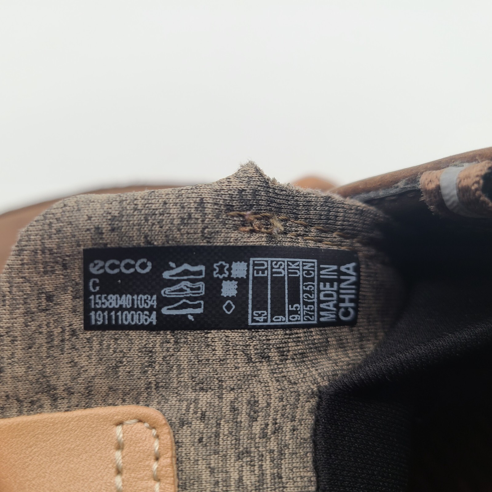 ECCO BIOM Hybrid 3 GoreTex Spikeless Yak Leather Golf Shoes Men US Size