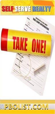 HY-KO Products 22130 TAKE ONE Real Estate Literature Holder 15'' L & 3'' Diameter