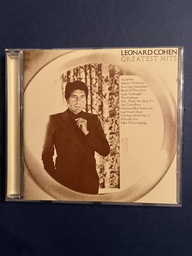 Leonard Cohen GREATEST HITS Used 12 Track Best Of Cd Folk Rock Pop 60s 70s