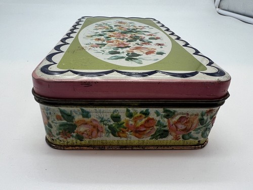 Boîte en Étain F. Lli Pagani Lecco Vintage Made IN Italy Vide Tin - Photo 6 sur 9