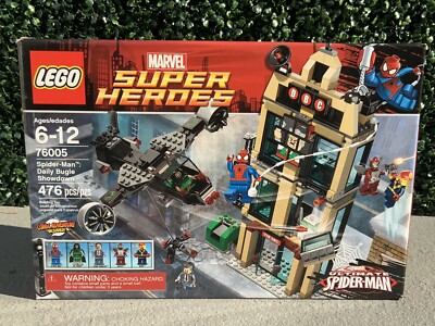 LEGO Marvel Super Heroes Spider-Man: Daily Bugle Showdown (76005) New- Ship Fast