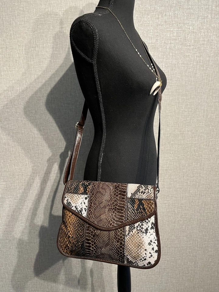 Bolso Bandolera/Hombro Piel de Serpiente Vegano Cosmopolita Foto 2 de 4