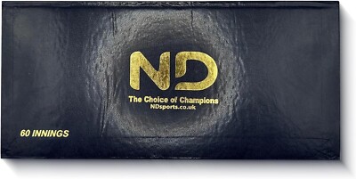 ND Sports Cricket Scorebook ? Hardcover Notenbuch für 60 oder 100 Innings | Prof