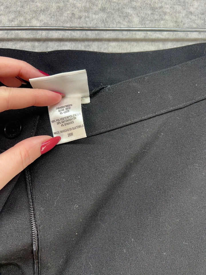 Jaclyn Smith Womens Dress Pants Size 28W Polyester Zipper Button — 第 4/4 张图片