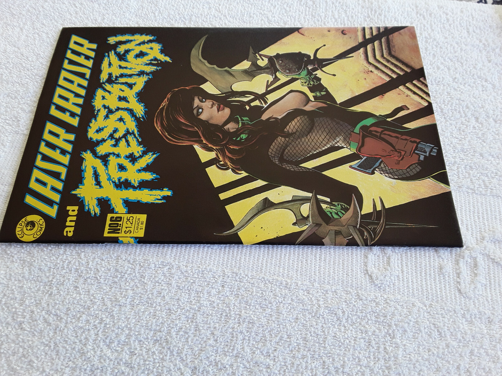 Laser Eraser and Pressbutton (July 1986 Eclipse) 6 VF+ eBay