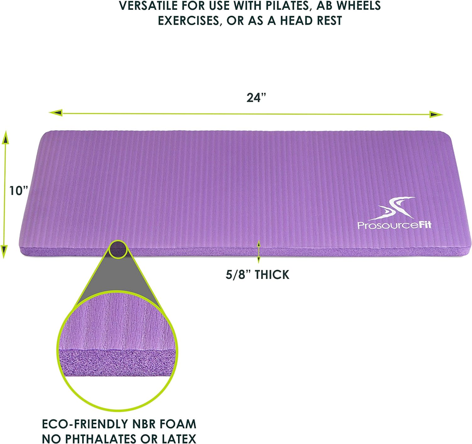 Extra Thick Yoga Knee Pad and Elbow Cushion 15Mm (5/8”) Fits Standard