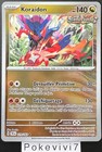 Carte Pokemon KORAIDON 119/162 Holo Reverse EV5 Ecarlate et Violet TEF FR NEUF