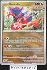 Carte Pokemon KORAIDON 119/162 Holo Reverse EV5 Ecarlate et Violet TEF FR NEUF