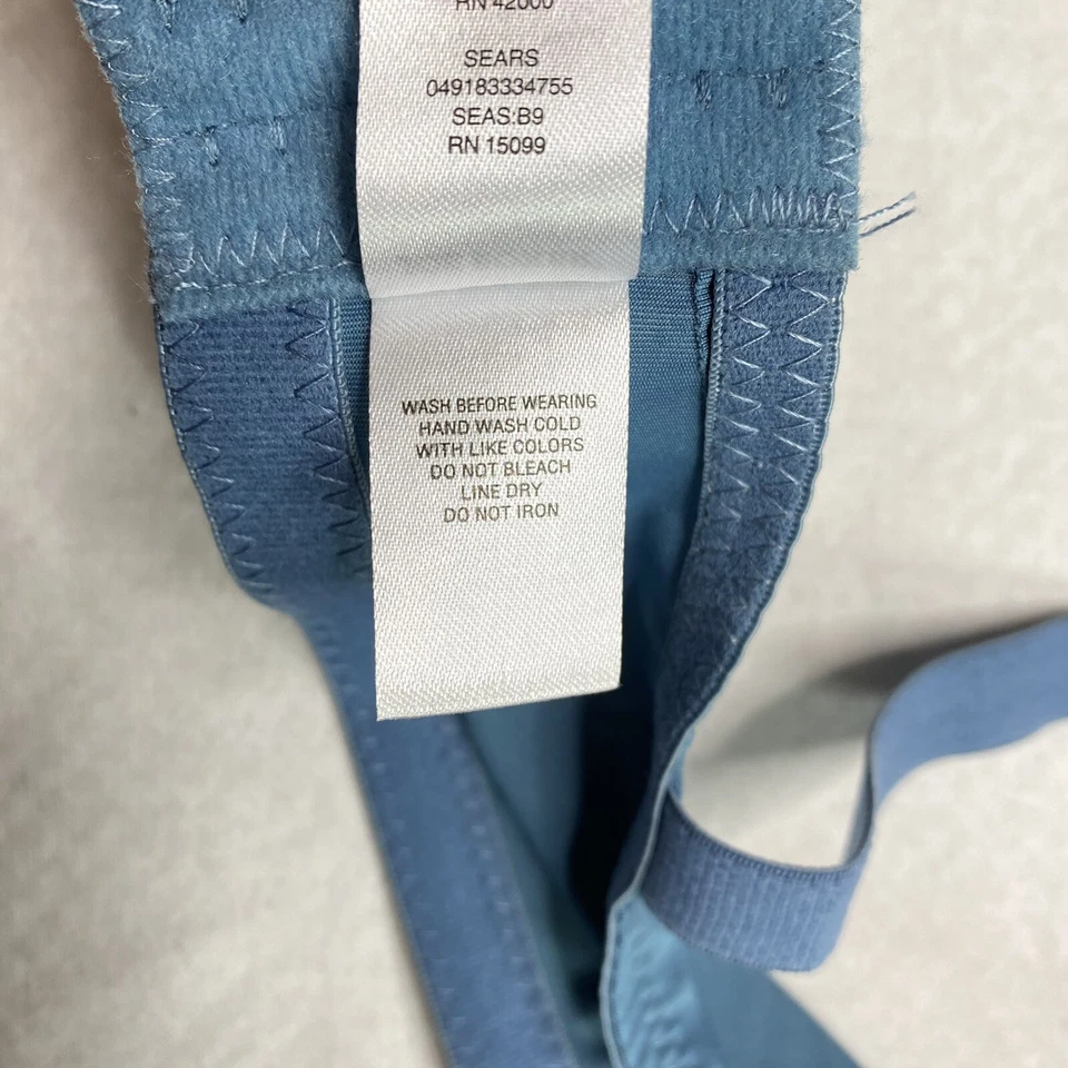 Sujetador Joe Boxer para mujer talla 42D azul con aros correas ajustables con aros cómodo Foto 4 de 4