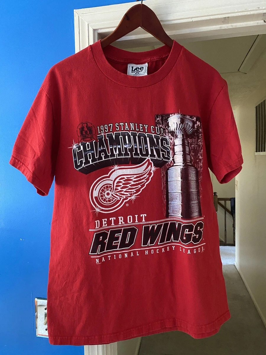 Detroit Red Wings 1997 Stanley Cup Champions Shirt - High-Quality