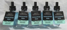 White Barn Bath Body Works Wallflower Fragrance Bulb Lot Set 5 EUCALYPTUS RAIN