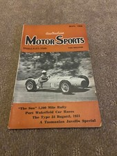 Australian Motor Sports Magazine May 1953
