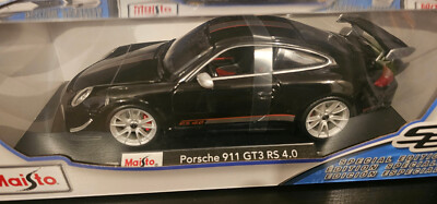 Maisto 1/18 - Porsche 911 GT3 RS 4.0 - Black -BNISB - FREE