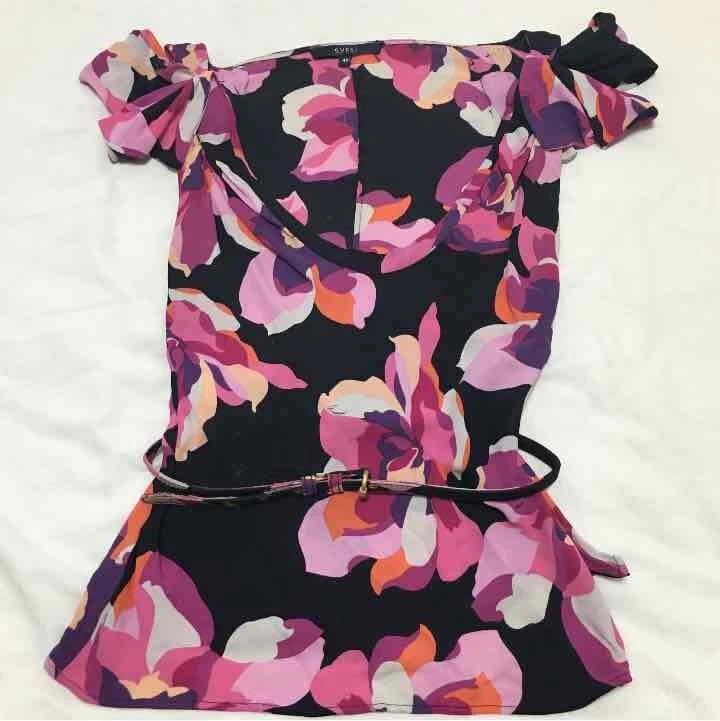 Haut tunique GUCCI avec ceinture femme taille 40 soie