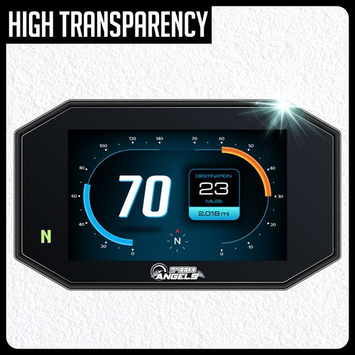 HARLEY DAVIDSON LIVE WIRE (2020-) NANO GLASS Dashboard Screen Protector - Picture 5 of 8