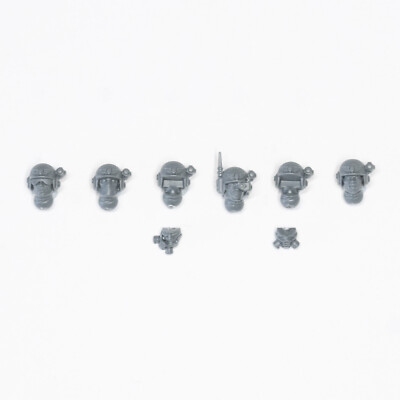 Warhammer 40K Astra Militarum Kasrkin Helmets x 6 [Bits]
