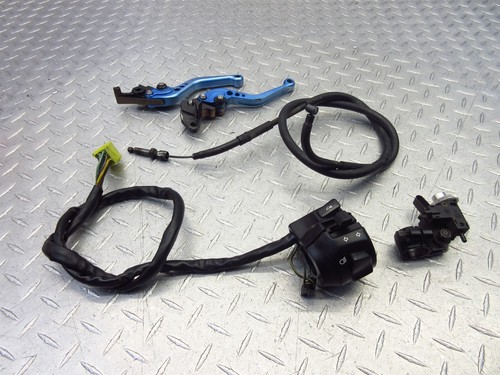 2003 00-03 Suzuki GSXR 750 GSXR750 Left Handlebar Switches Clutch Brake Levers - Picture 5 of 16