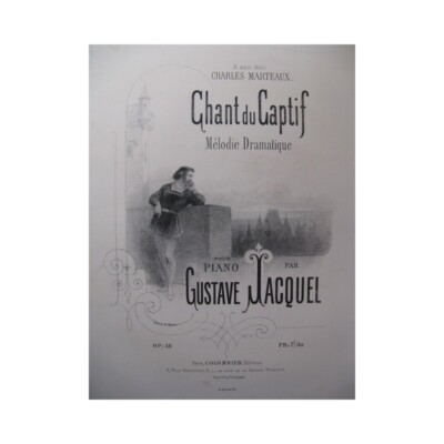 Lori Gustave Lied Der Fessel Piano ca1875