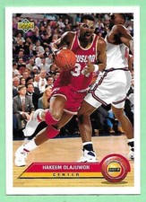 1992-93 Upper Deck McDonalds Basketball ~ Hakeem Olajuwon #P15 Rockets👍