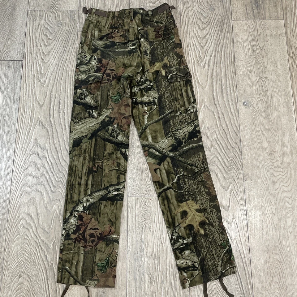 Cabela's Break Up Infinity Camo Cargo Pants Kids 16 Red Outdoor Hunting 28x29 - Image 3 of 4