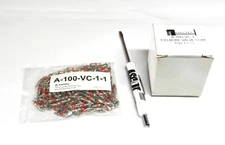 100 Pcs Standard  bore tire valve  Core plus  free valve core tool - "ASCOT"