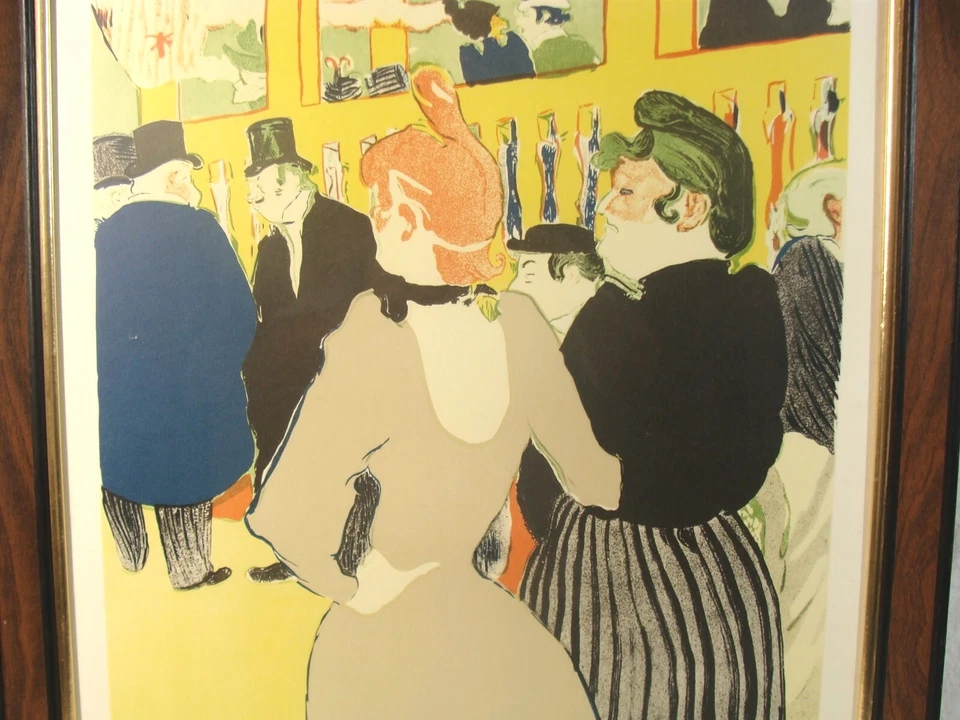 Póster original 1954 Henri de Toulouse-Lautrec Galerie Des Ponchettes Foto 3 de 4