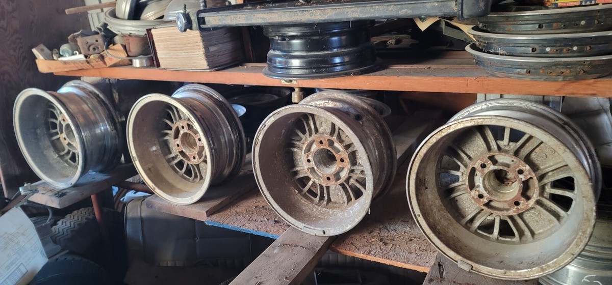Datsun 280ZX Iron Cross 14 inch alloy wheels 4 Lug 1979 1980