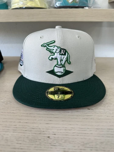 Exclusive Oakland Athletics New Era Fitted Hat Sz 7 1/2