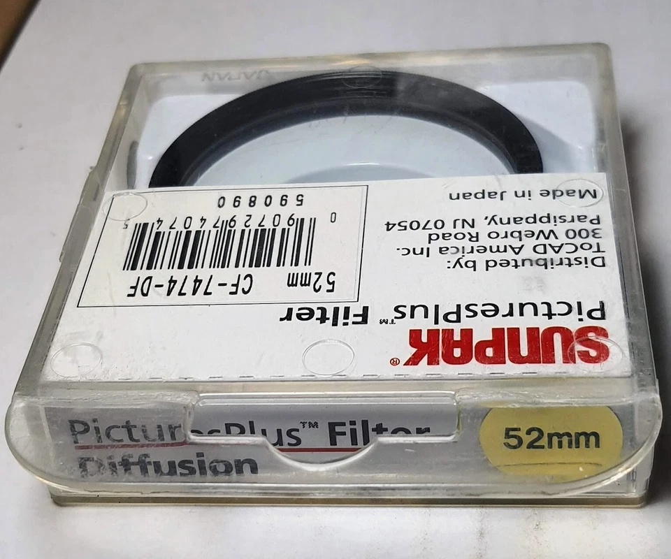 52mm Diffuser Glass Lens Filter 52 mm Diffused Soft Softer Look Diffusion Sunpak - Image 2 of 2