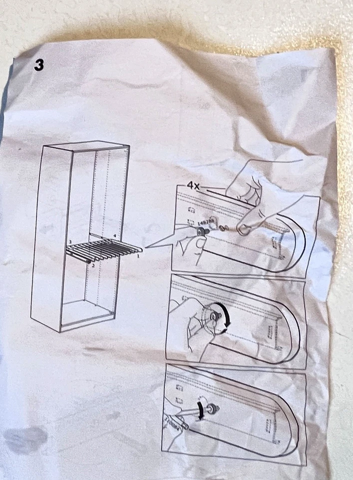 Kleiderstange Auszug Neu Original Verpackung 50x58 Set Grau IKEA KOMPLEMENT - Bild 3 von 4