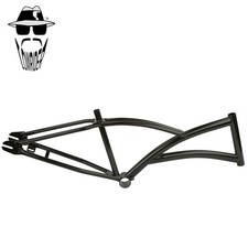 ORIGINAL LOWRIDER Durable Black Chopper Bike Frame Stretch Cruiser Bicycle Frame