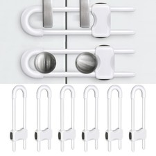 Baby Proofing Cabinets,Cabinet Locks for Babies,U-Shaped Child Locks for Cabi...