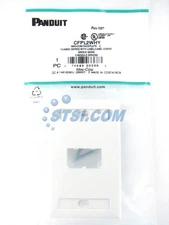 Panduit CFPL2WHY 2-Port Mini-Com Faceplate, Labeled Series, White ~STSI