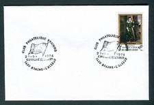 1974 Belgium. Philately for the young, Braine postmark cover