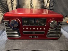 Victrola Retro Bluetooth Radio, Record And CD Player