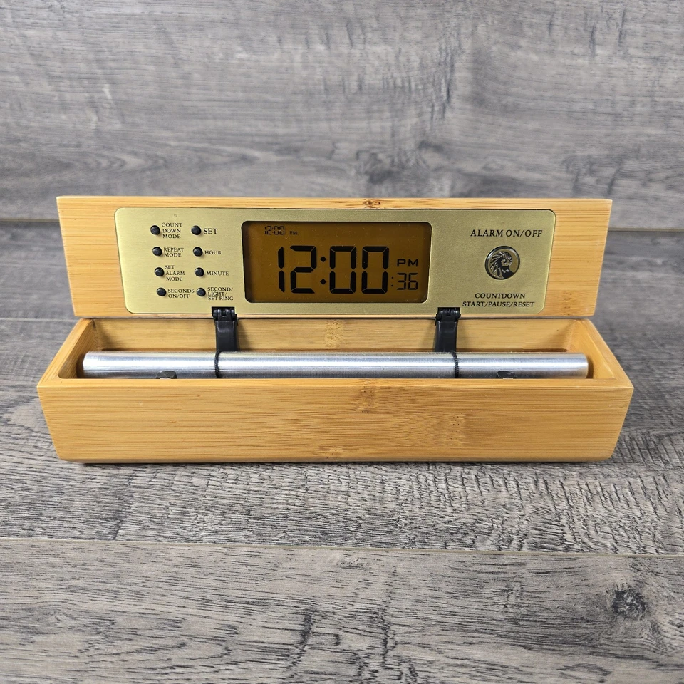 2002 Digital Zen Alarm Clock Made By Now And Zen - TESTED - WORKS - Original Box - Image 2 of 4