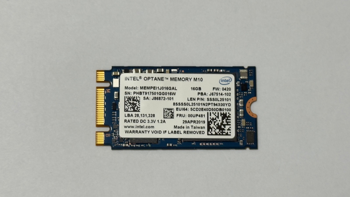 Intel OPTANE M10 16gb RAM Memory MEMPEI1J016GAL for sale online | eBay