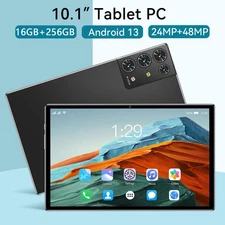 2025 Tablet Android 14 16GB +256GB Tablet PC Dual SIM 4G LTE 5G WiFi GMS Netflix