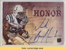 2012 Topps Valor Rookie Honor 16/50 Vick Ballard #VA-VB Auto READ 0af