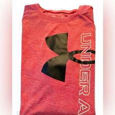 Under Armour Short Sleeve Red T-Shirt Boys Youth XL