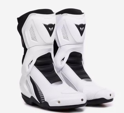 Dainese NEXUS 3 IN & OUT Motorrad-Stiefel Racing Schwarz/Weiß, Leder