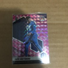 2021 Panini Mosaic #357 Dayo Odeyingbo Prizm Camo Pink