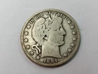 1894-S Barber Silver Quarter 25C