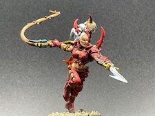 28mm Miniature Painted Warhammer 40k Dark Eldar Succubus