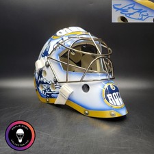 Dwayne Roloson Signed Goalie Mask 2006 Edmonton Signature Edition Autographed