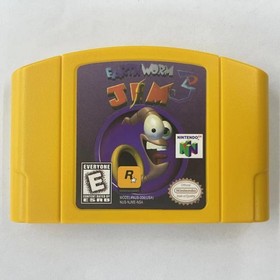 Earthworm Jim 3D - Nintendo 64 (N64) Vintage cartridge Must-have for fans