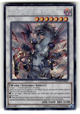 Yazi, Evil of the Yang Zing MP15-EN163 1st Edition Secret Rare 2015 Mega-Tins Me