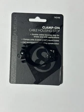 Origin8 Alloy Clamp-on Double Cable Housing Stop Black, Alloy