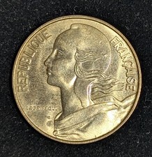 1973 France 20 Centimes Circulated KM# 930